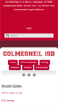 Mobile Screenshot of colmesneilisd.net