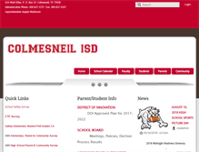 Tablet Screenshot of colmesneilisd.net